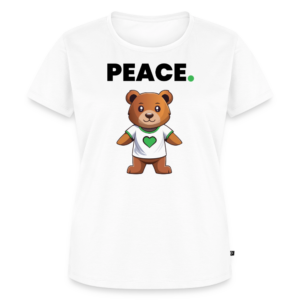 Women’s Premium T-Shirt Peace Bear