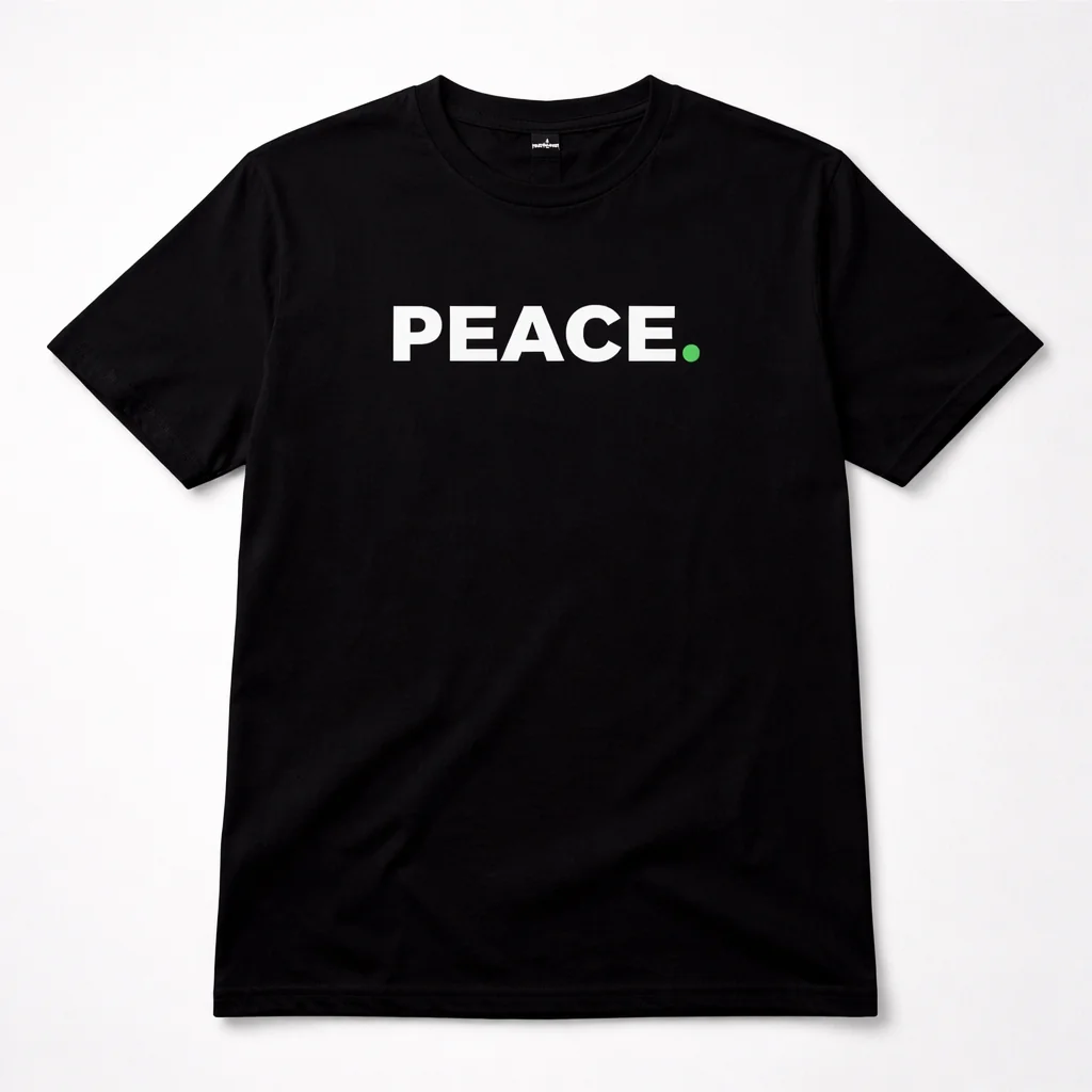 Peace T-Shirt Black